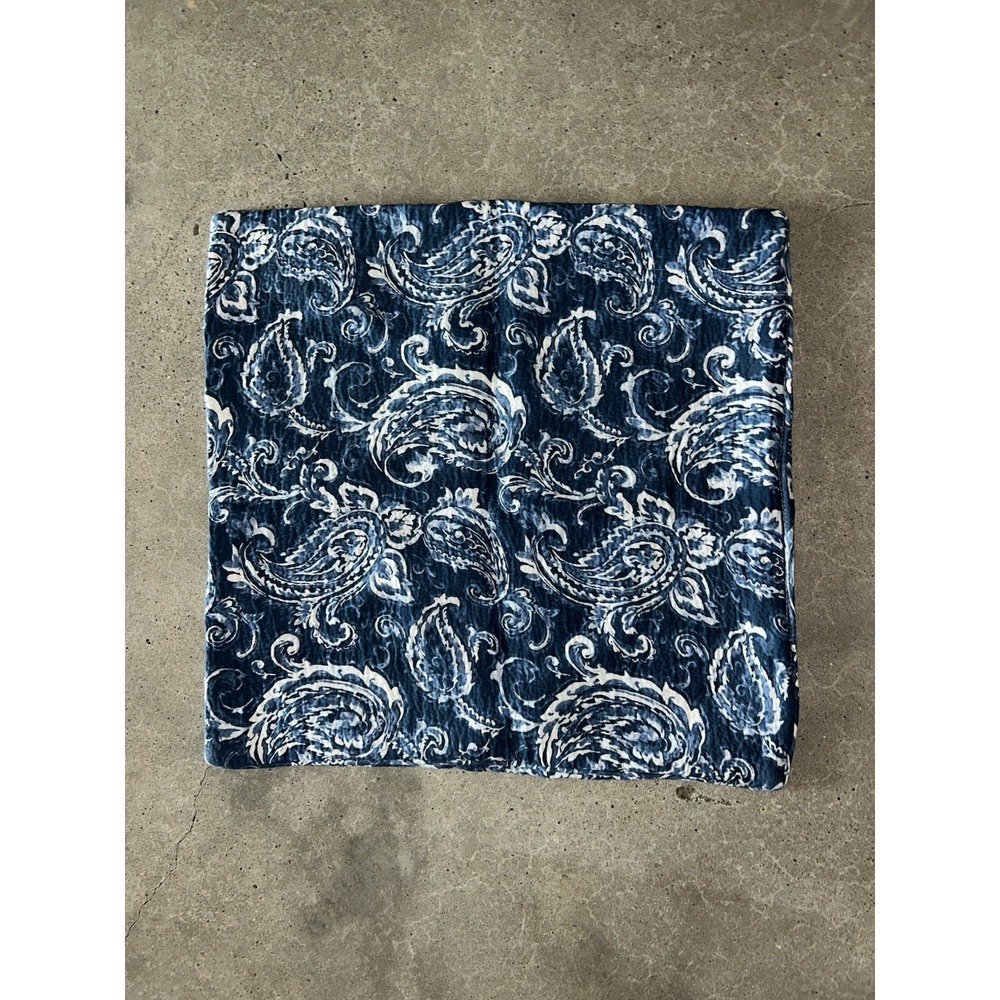 Ralph Lauren Putney Blue Paisley Euro Pillow Sham NWT
